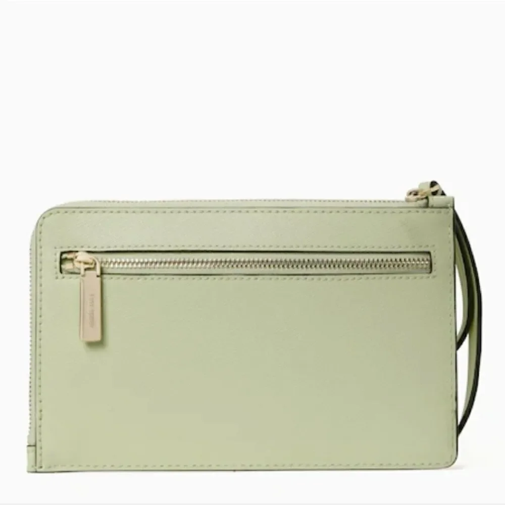 KATE SPADE Staci Medium L Zip Wristlet Wallet Bag Purse